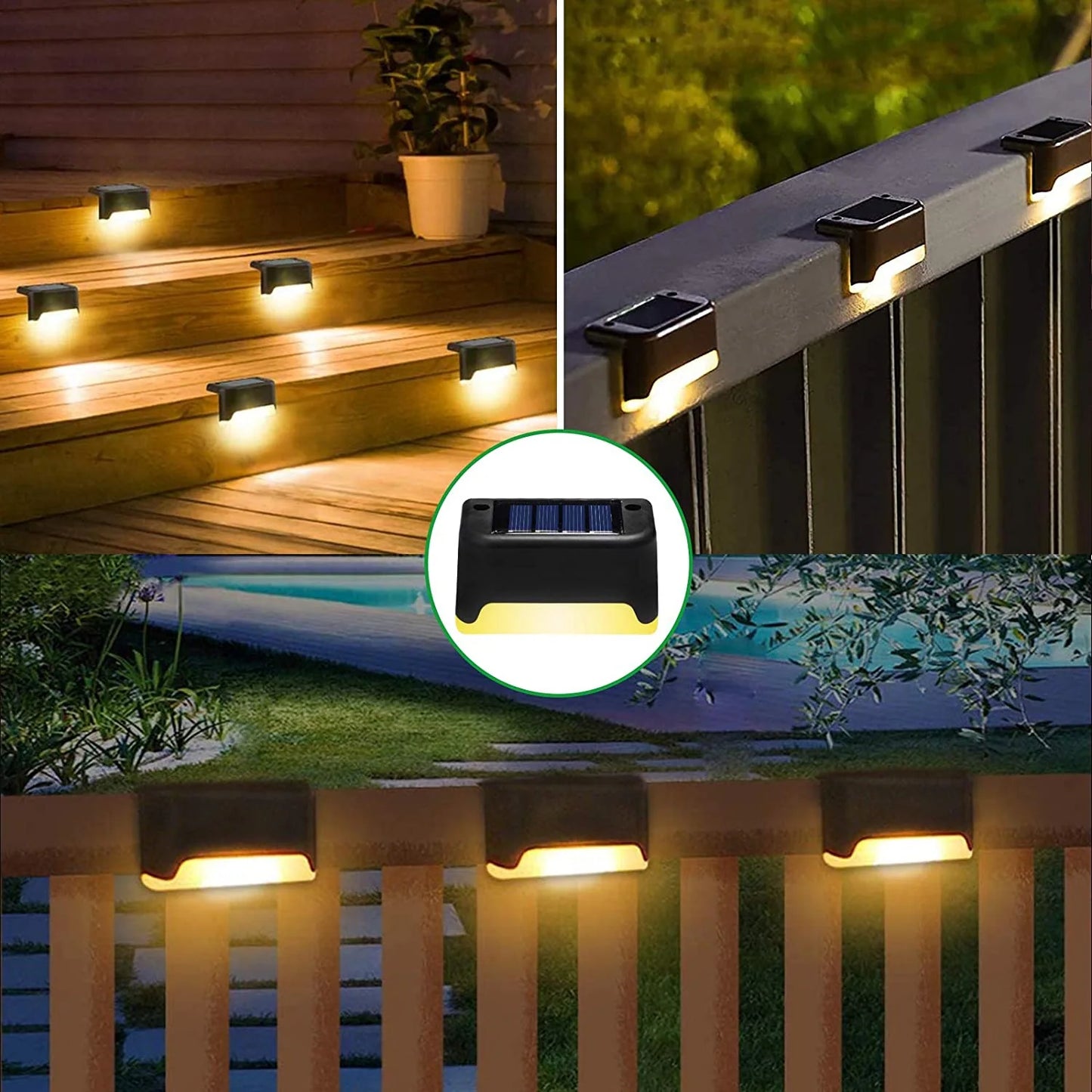DenMick Solar Deck Lights Outdoor