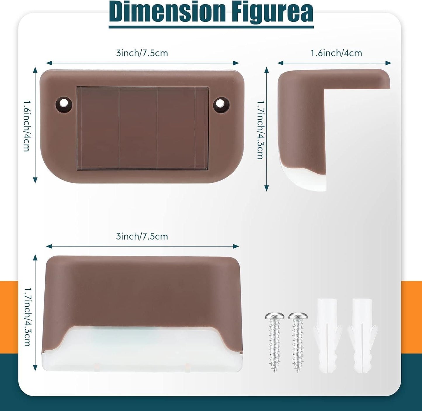 DenMick Solar Deck Lights Outdoor