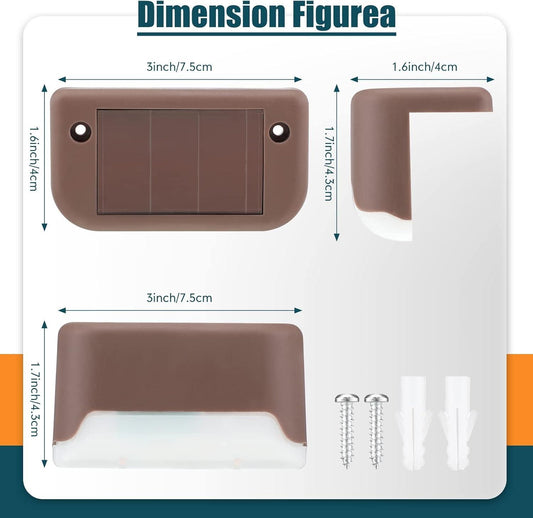 DenMick Solar Deck Lights Outdoor
