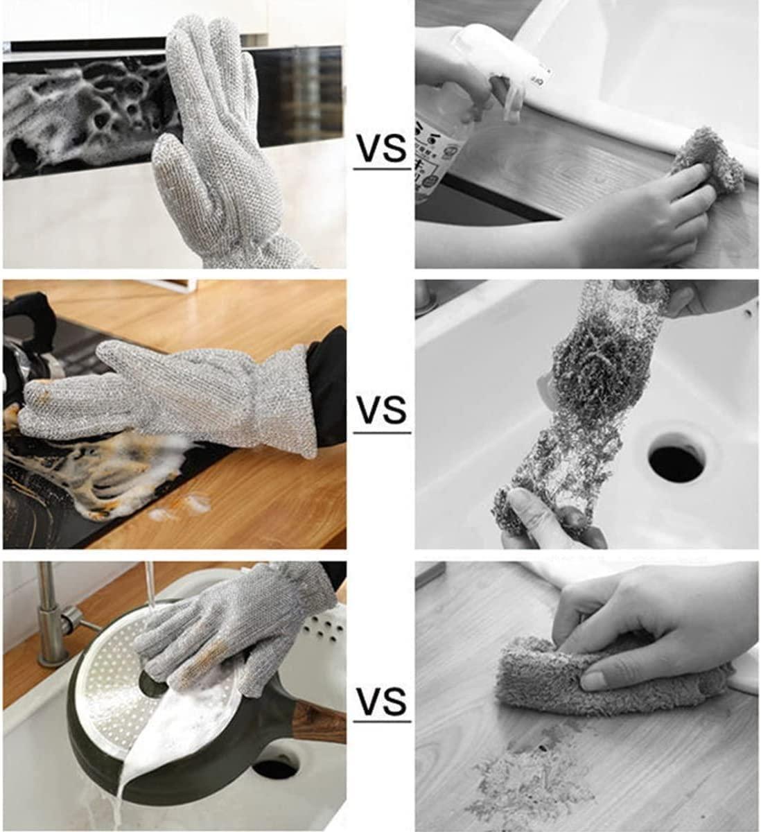 FixScrub™ – Steel wire Dishwashing Gloves (Pack of 2)