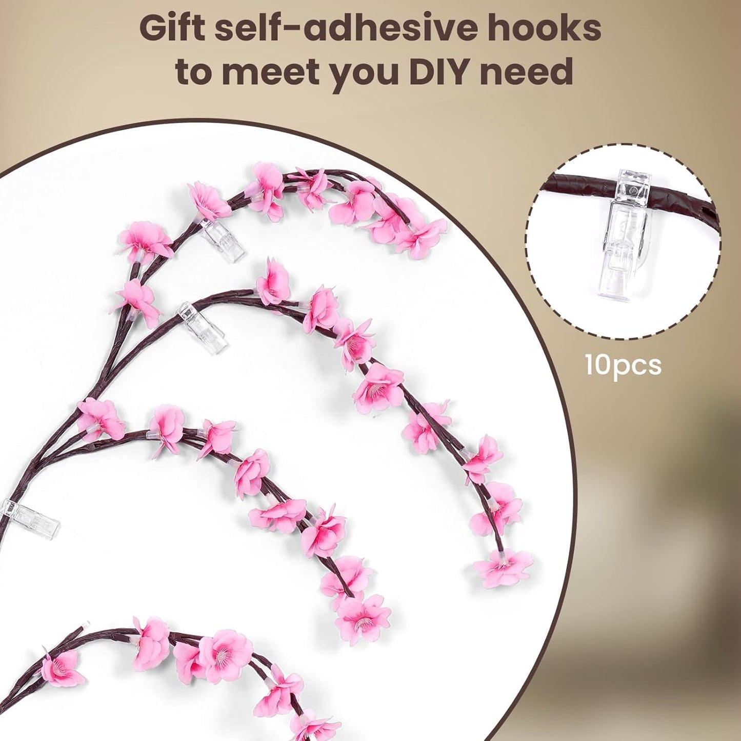 GLOWNIVERSE™ CHERRY BLOSSOM TREE BRANCH LIGHT