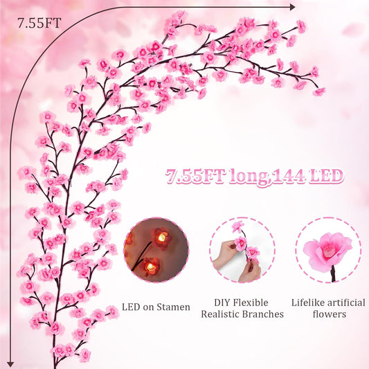 GLOWNIVERSE™ CHERRY BLOSSOM TREE BRANCH LIGHT