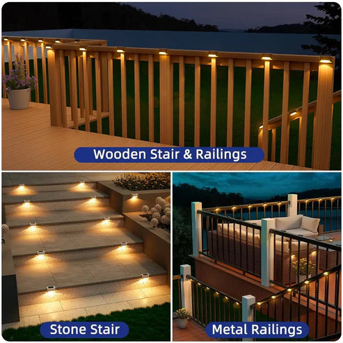 DenMick Solar Deck Lights Outdoor