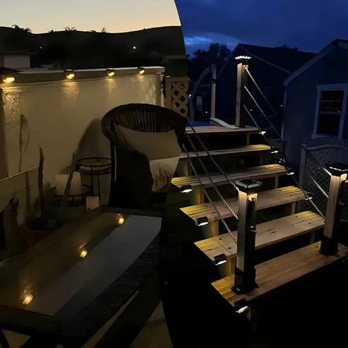 DenMick Solar Deck Lights Outdoor
