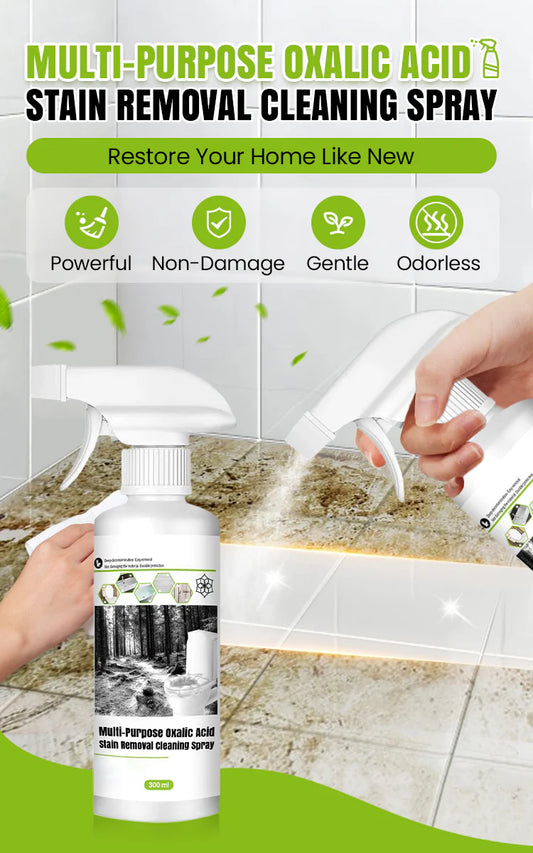Multi-Purpose Oxalic Acid Stain Removal Spray 300ML (Buy 1 Get 1 Free)